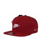 Boné Aba Reta Nike Letter & Logo - Cor Vermelho Logo Branco