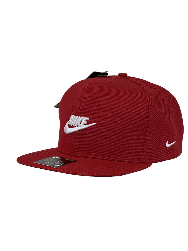 Boné Aba Reta Nike Letter & Logo - Cor Vermelho Logo Branco