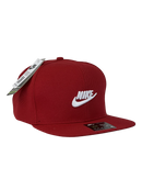 Boné Aba Reta Nike Letter & Logo - Cor Vermelho Logo Branco