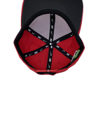 Boné Aba Reta Nike Letter & Logo - Cor Vermelho Logo Branco