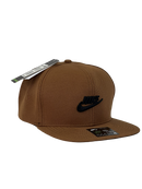 Boné Aba Reta Nike Letter & Logo - Cor Marrom Logo Preto