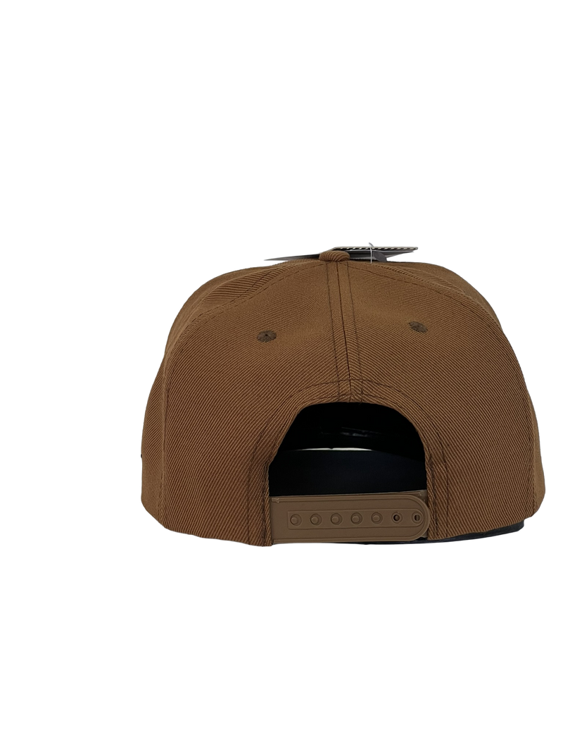 Boné Aba Reta Nike Letter & Logo - Cor Marrom Logo Preto