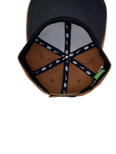 Boné Aba Reta Nike Letter & Logo - Cor Marrom Logo Preto