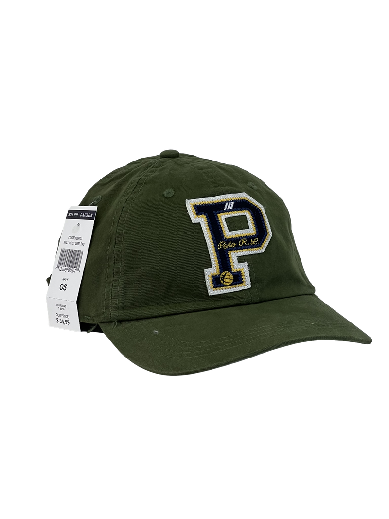 Boné Casual Polo Wear BIG P - Cor Verde Militar Logo Original