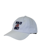 Boné Casual Polo Wear 1967 EUA - Cor bRANCO Logo aZUL
