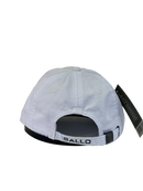 Boné Casual Polo Wear Helicopter - Cor Branco Logo Preto