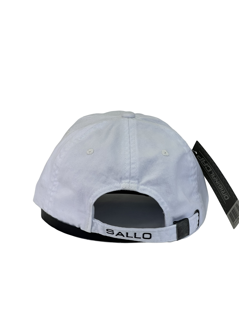 Boné Casual Polo Wear Helicopter - Cor Branco Logo Preto
