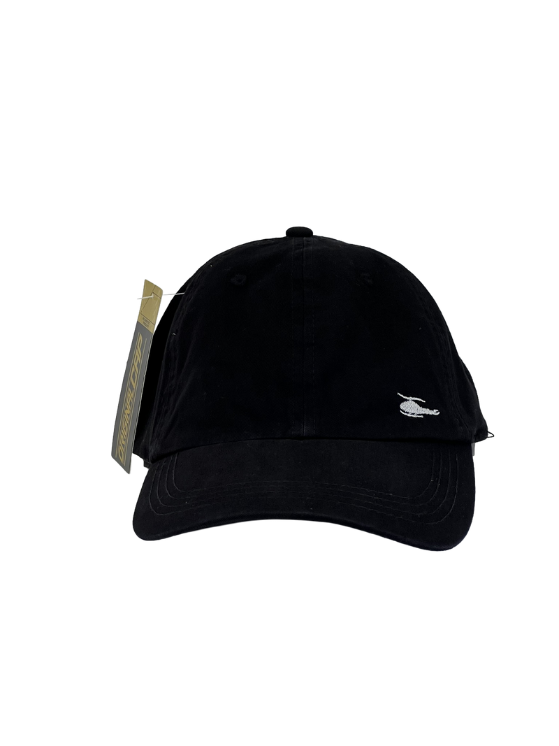 Boné Casual Polo Wear Helicopter - Cor Preto Logo Branco