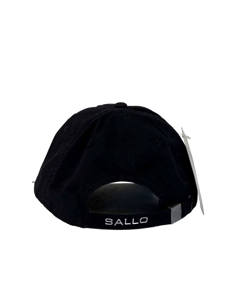 Boné Casual Polo Wear Helicopter - Cor Preto Logo Branco