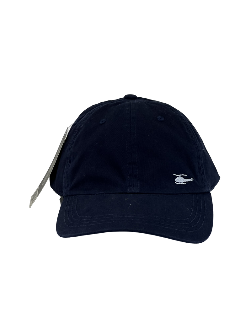Boné Casual Polo Wear Helicopter - Cor Azul Escuro Logo Branco