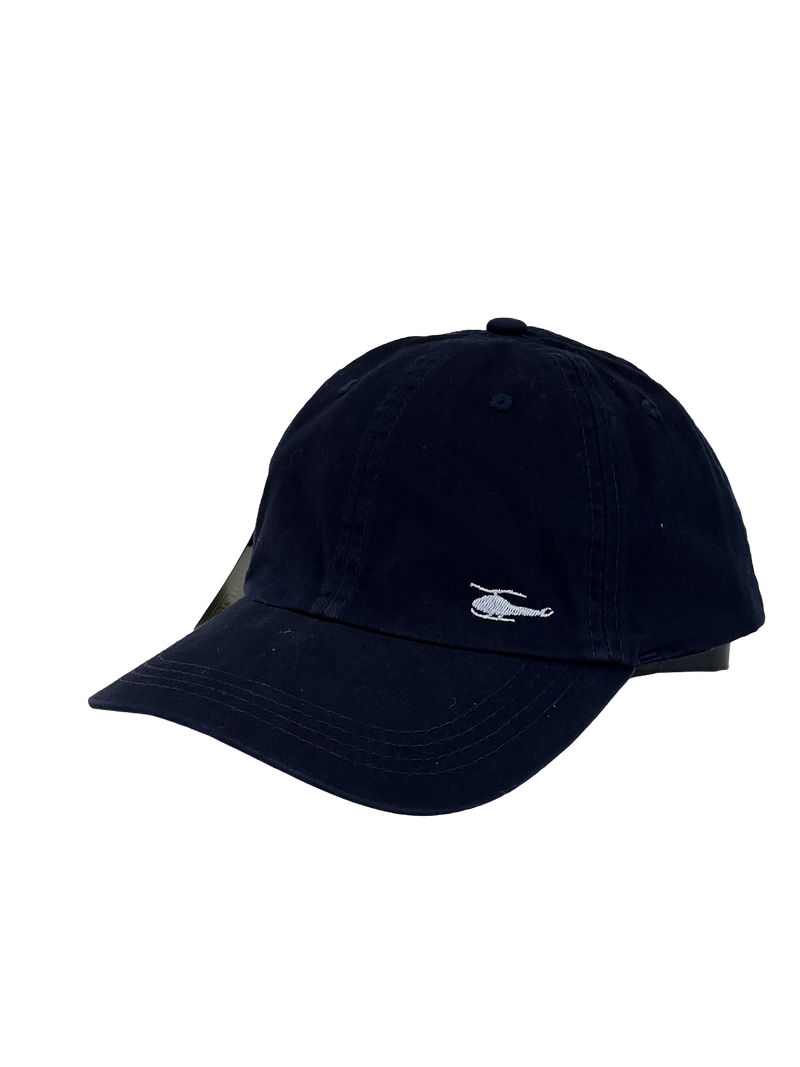 Boné Casual Polo Wear Helicopter - Cor Azul Escuro Logo Branco