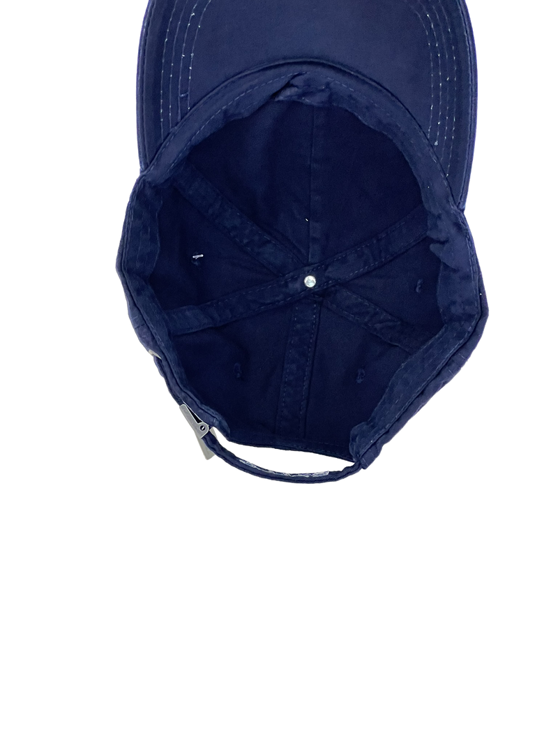 Boné Casual Polo Wear Helicopter - Cor Azul Escuro Logo Branco