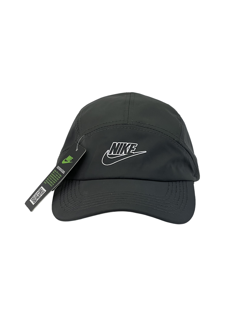 Boné Casual Nike Basic Two Letter & Logo - Cor Cinza Logo Branco