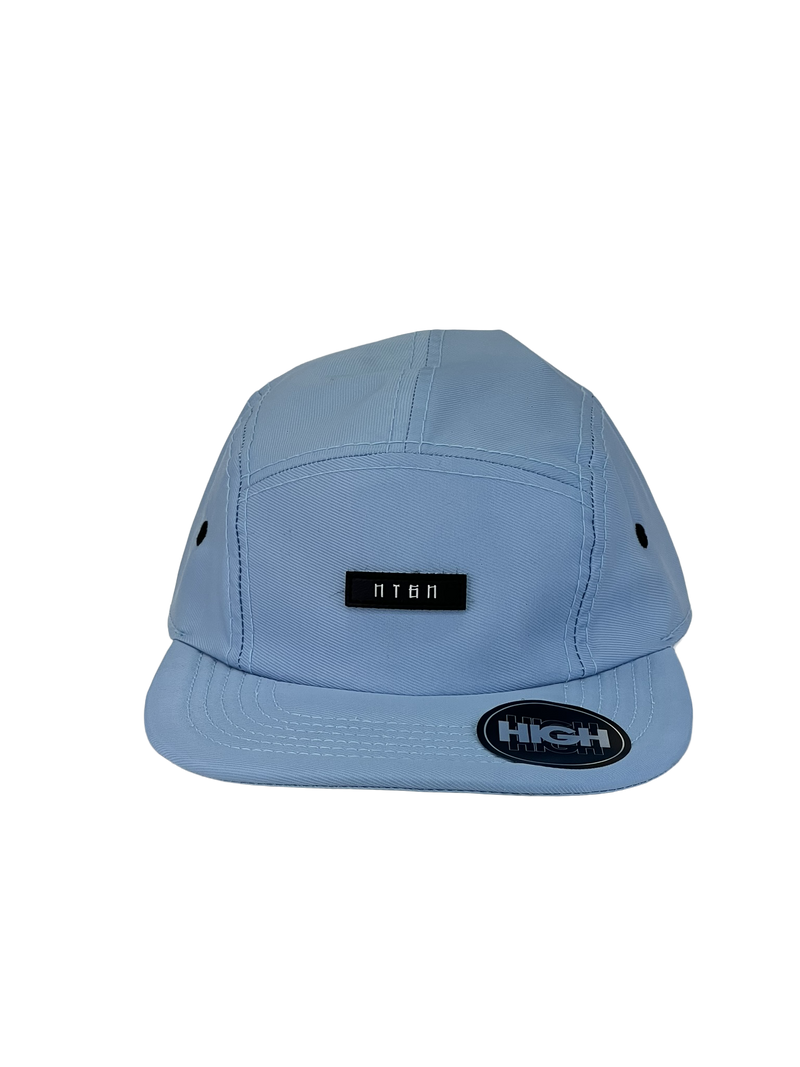 Boné Casual High Basic Two - Cor Azul Claro Logo Preto