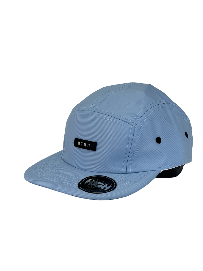 Boné Casual High Basic Two - Cor Azul Claro Logo Preto