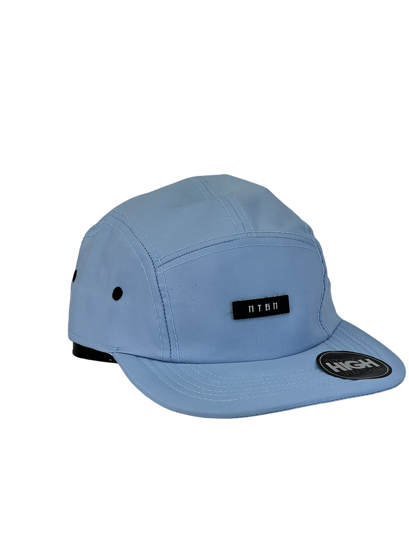 Boné Casual High Basic Two - Cor Azul Claro Logo Preto