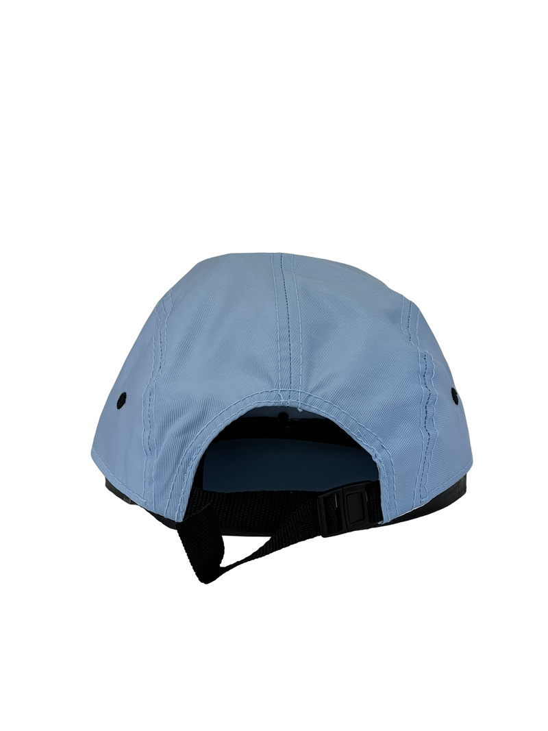 Boné Casual High Basic Two - Cor Azul Claro Logo Preto