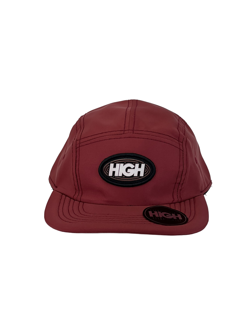 Boné Casual High Classic Premium - Cor Vermelho Escuro Logo Original