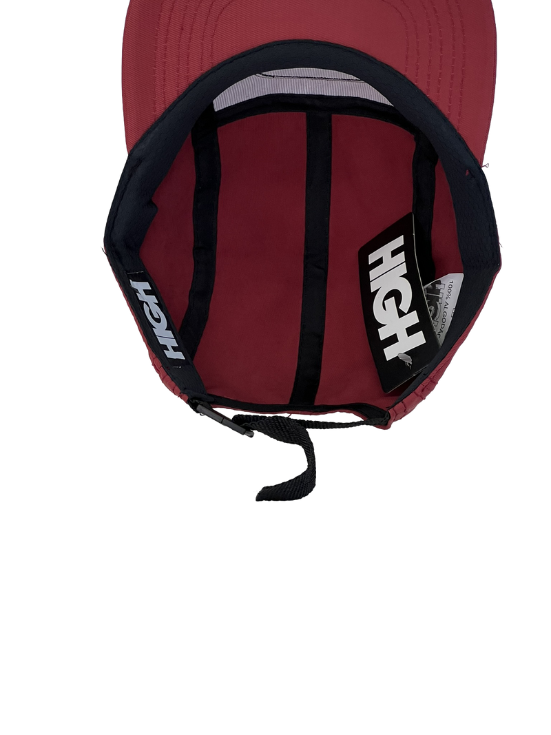 Boné Casual High Classic Premium - Cor Vermelho Escuro Logo Original