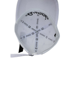 Boné Casual Gucci BIG - Cor Branco Logo Preto