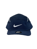 Boné Casual Nike Basic Two Nylon - Cor Azul Escuro Logo Branco