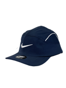 Boné Casual Nike Basic Two Nylon - Cor Azul Escuro Logo Branco