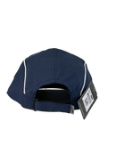 Boné Casual Nike Basic Two Nylon - Cor Azul Escuro Logo Branco