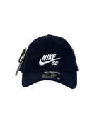 Boné Urbano Nike SB Letter & Logo - Cor Azul Escuro Logo Branco