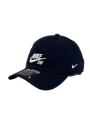 Boné Urbano Nike SB Letter & Logo - Cor Azul Escuro Logo Branco