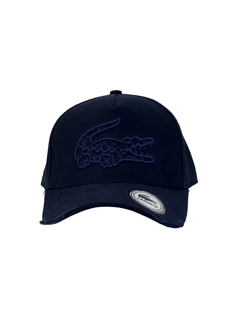 Boné Urbano Lacoste SUPER BIG - Cor Azul Escuro Logo Azul