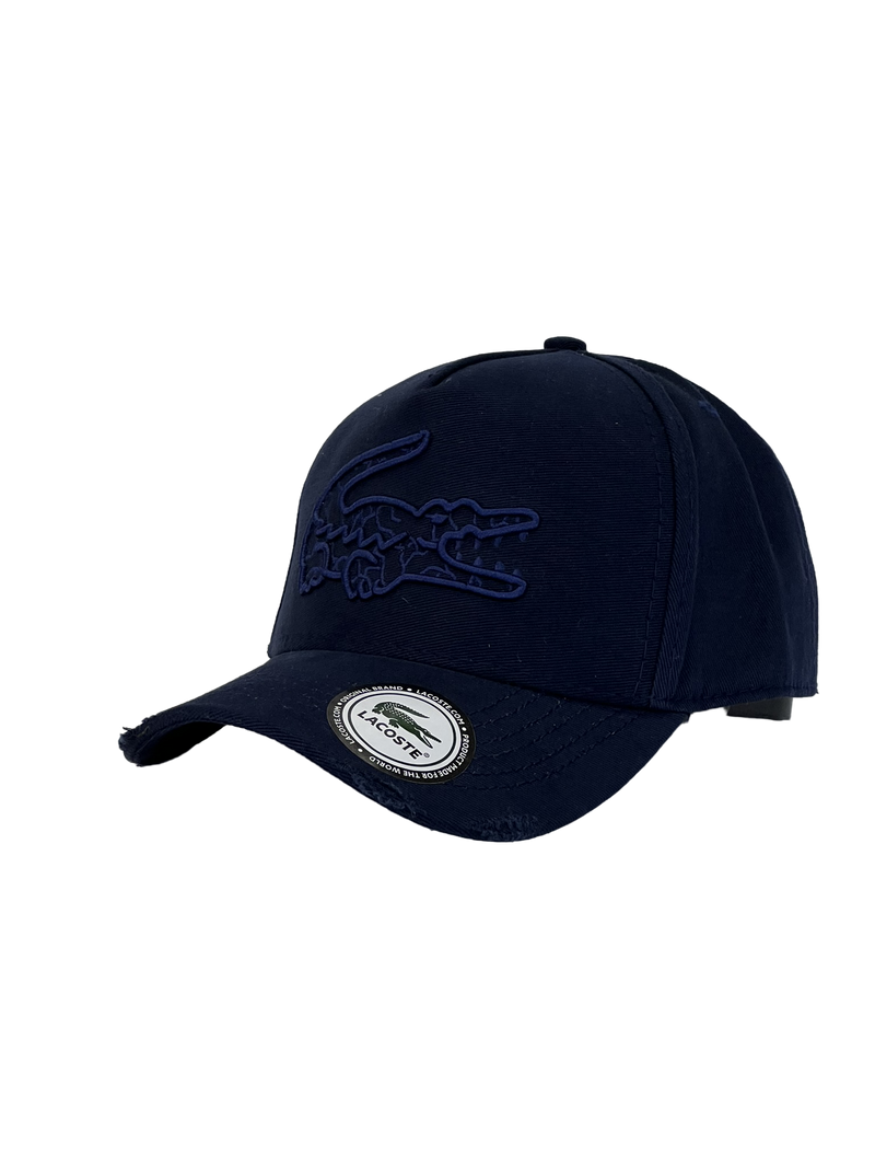 Boné Urbano Lacoste SUPER BIG - Cor Azul Escuro Logo Azul