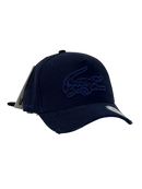 Boné Urbano Lacoste SUPER BIG - Cor Azul Escuro Logo Azul