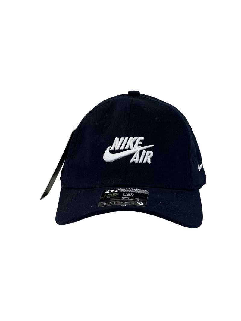 Boné Urbano Nike Air Letter & Logo - Cor Azul Escuro Logo Branco