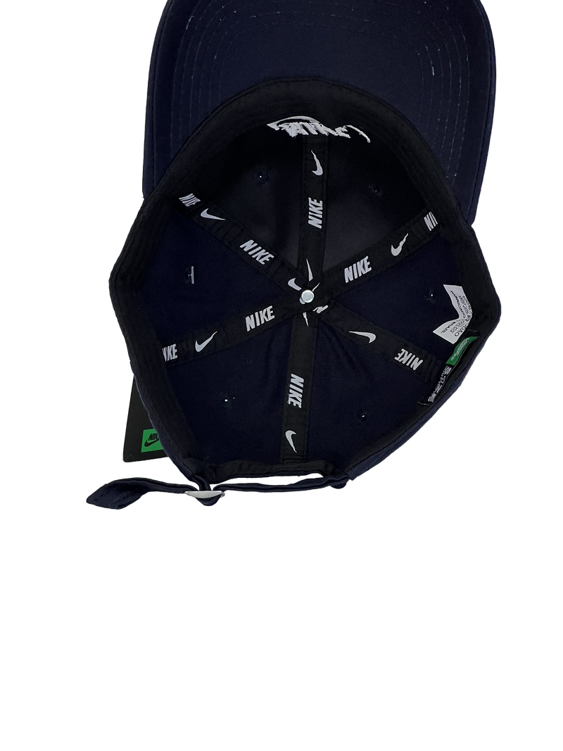 Boné Urbano Nike Air Letter & Logo - Cor Azul Escuro Logo Branco