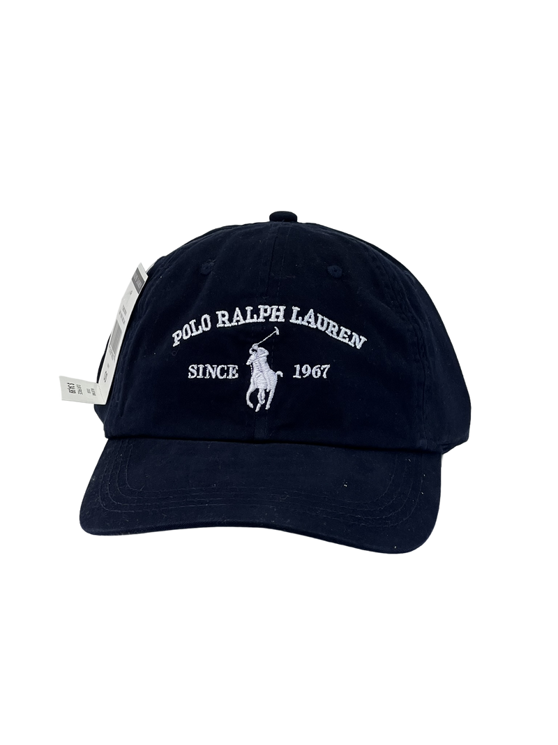 Boné Casual Polo Wear Classic  - Cor Azul Logo Branco