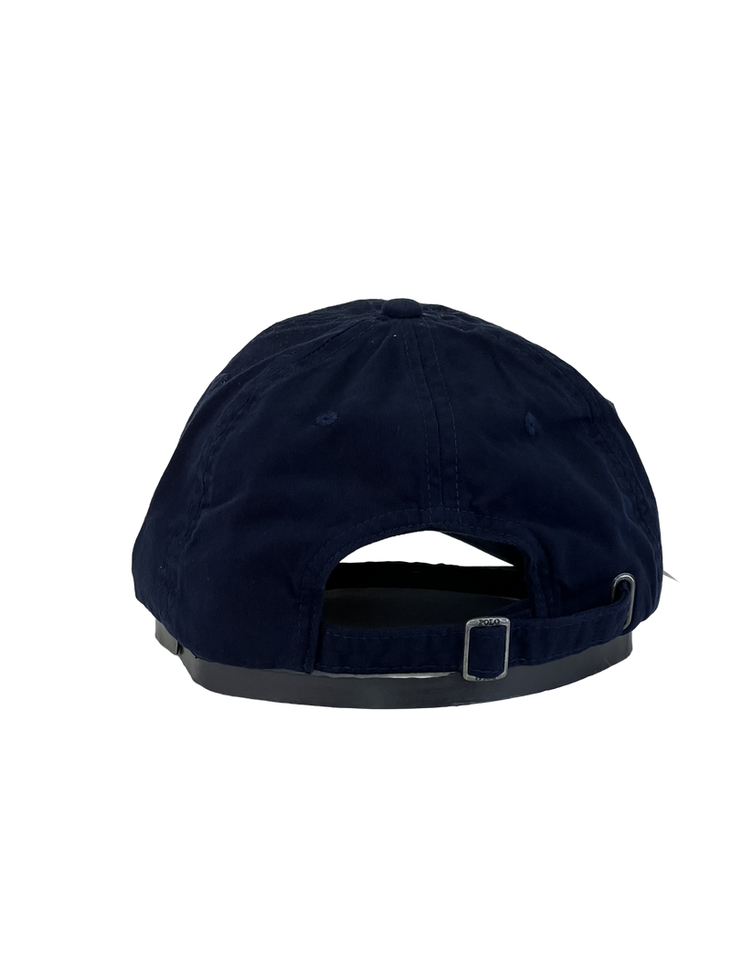 Boné Casual Polo Wear Classic  - Cor Azul Logo Branco