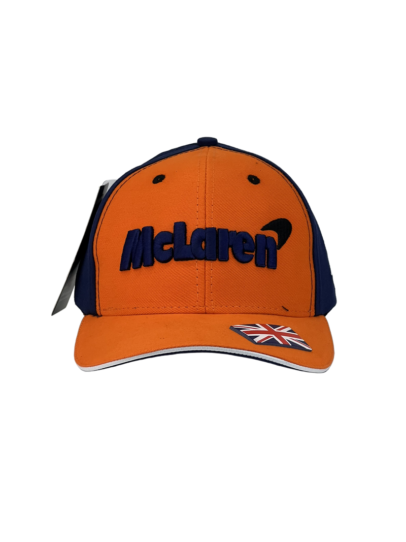 Boné Urbano F1 Mclaren England - Cor Laranja Logo Original
