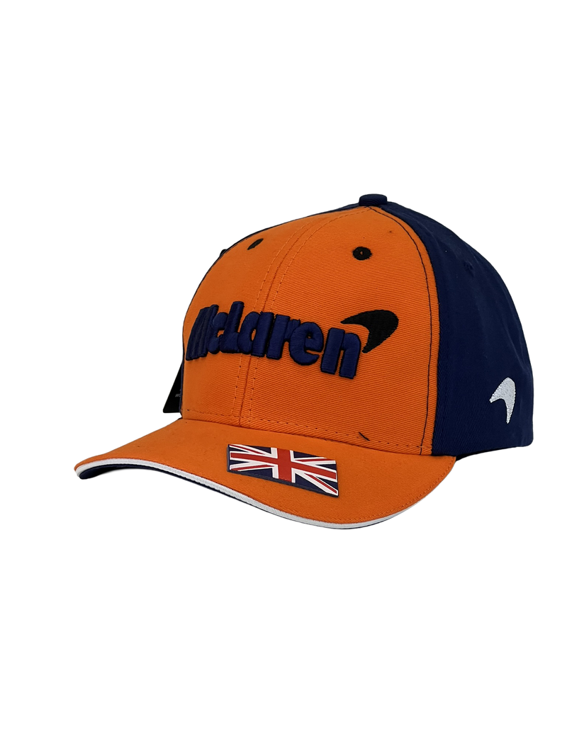 Boné Urbano F1 Mclaren England - Cor Laranja Logo Original