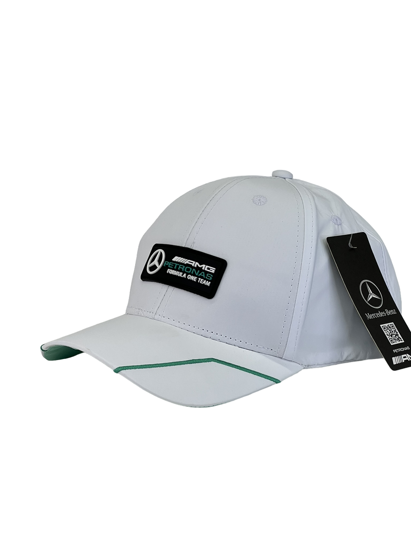 Boné Urbano F1 Mercedes AMG - Cor Branco Logo Original