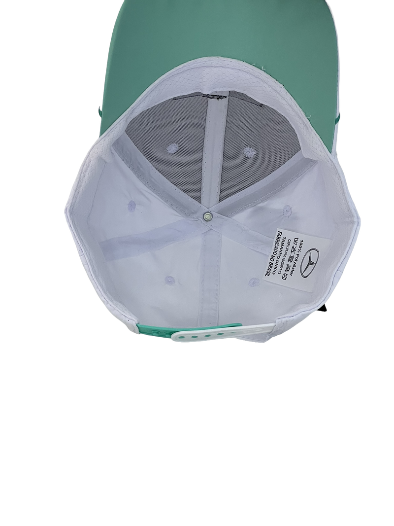 Boné Urbano F1 Mercedes AMG - Cor Branco Logo Original