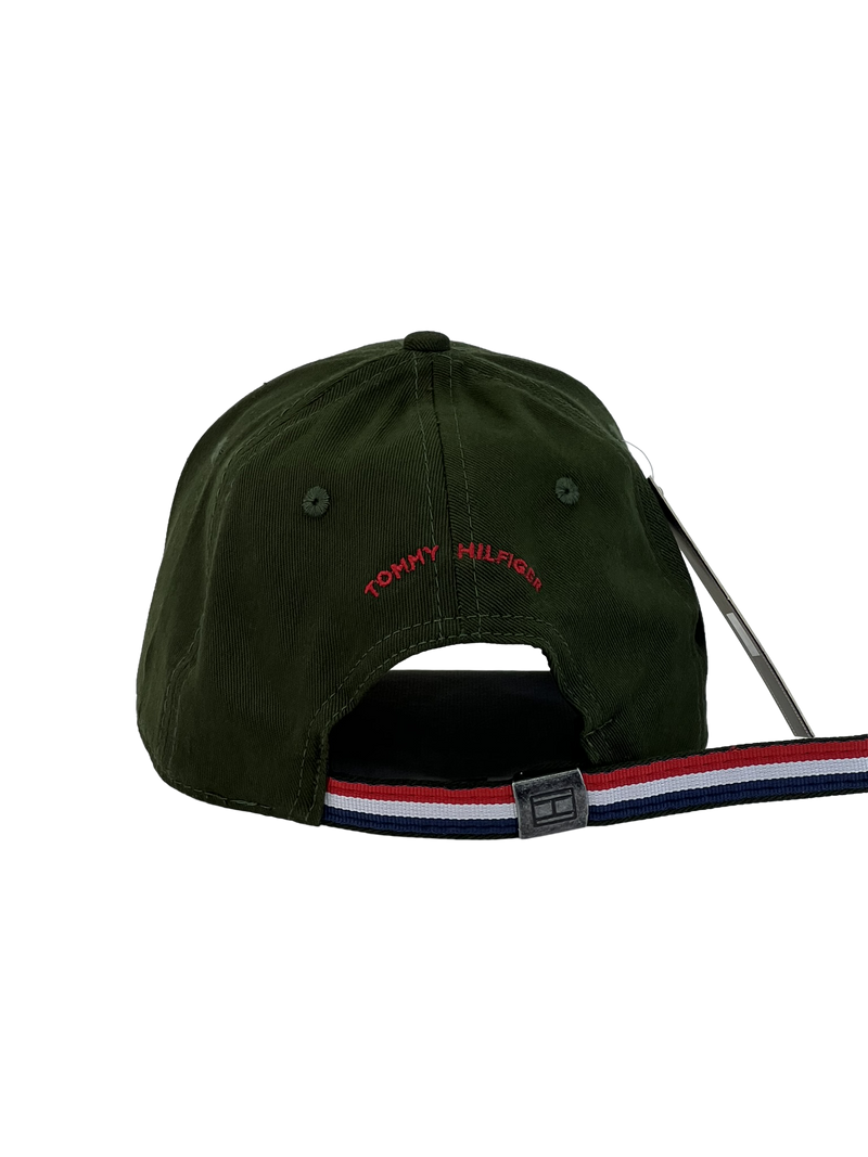 Boné Urbano Tommy Hilfiger Classic - Cor Verde Militar Logo Original