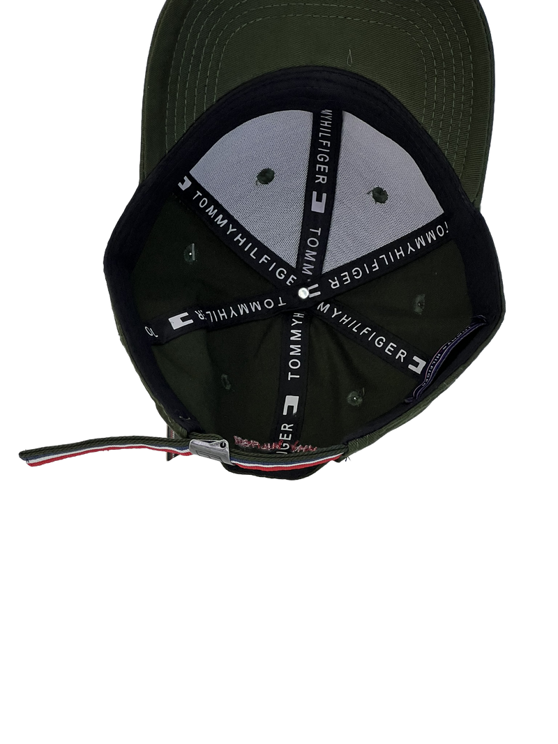 Boné Urbano Tommy Hilfiger Classic - Cor Verde Militar Logo Original