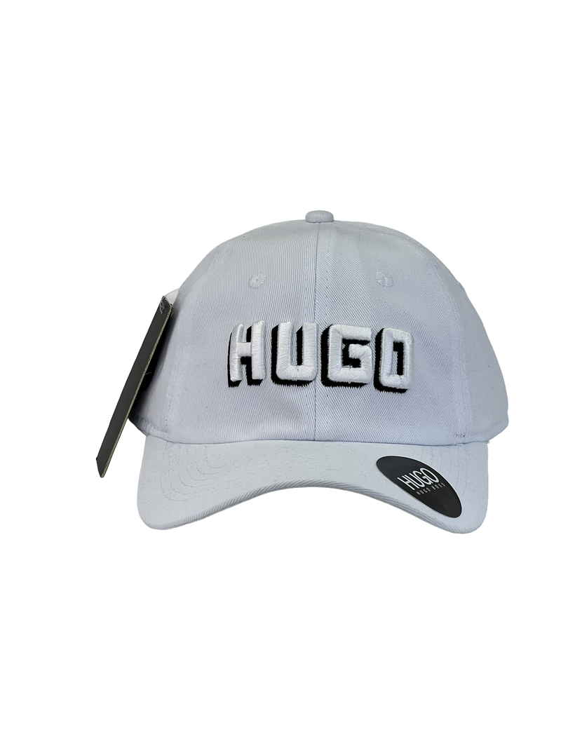 Boné Casual Hugo Boss BIG HUGO - Cor Branco Logo Branco