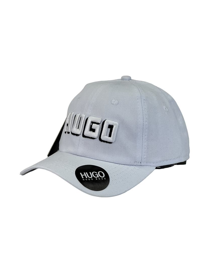 Boné Casual Hugo Boss BIG HUGO - Cor Branco Logo Branco