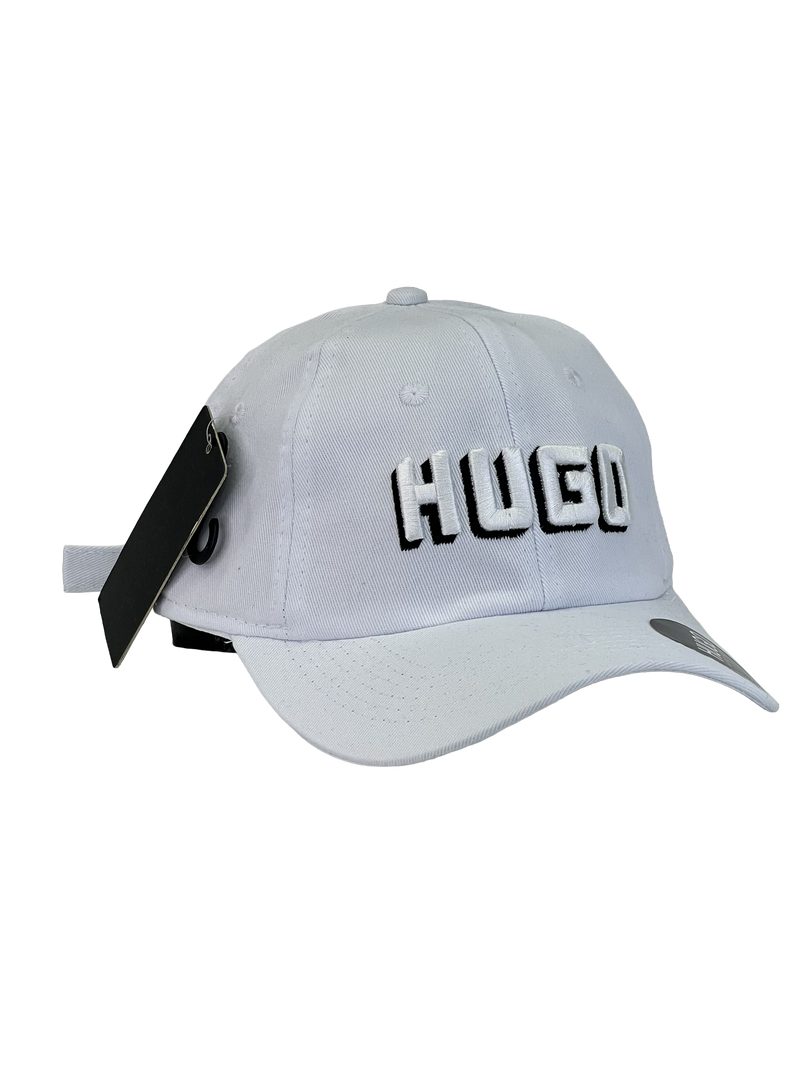 Boné Casual Hugo Boss BIG HUGO - Cor Branco Logo Branco