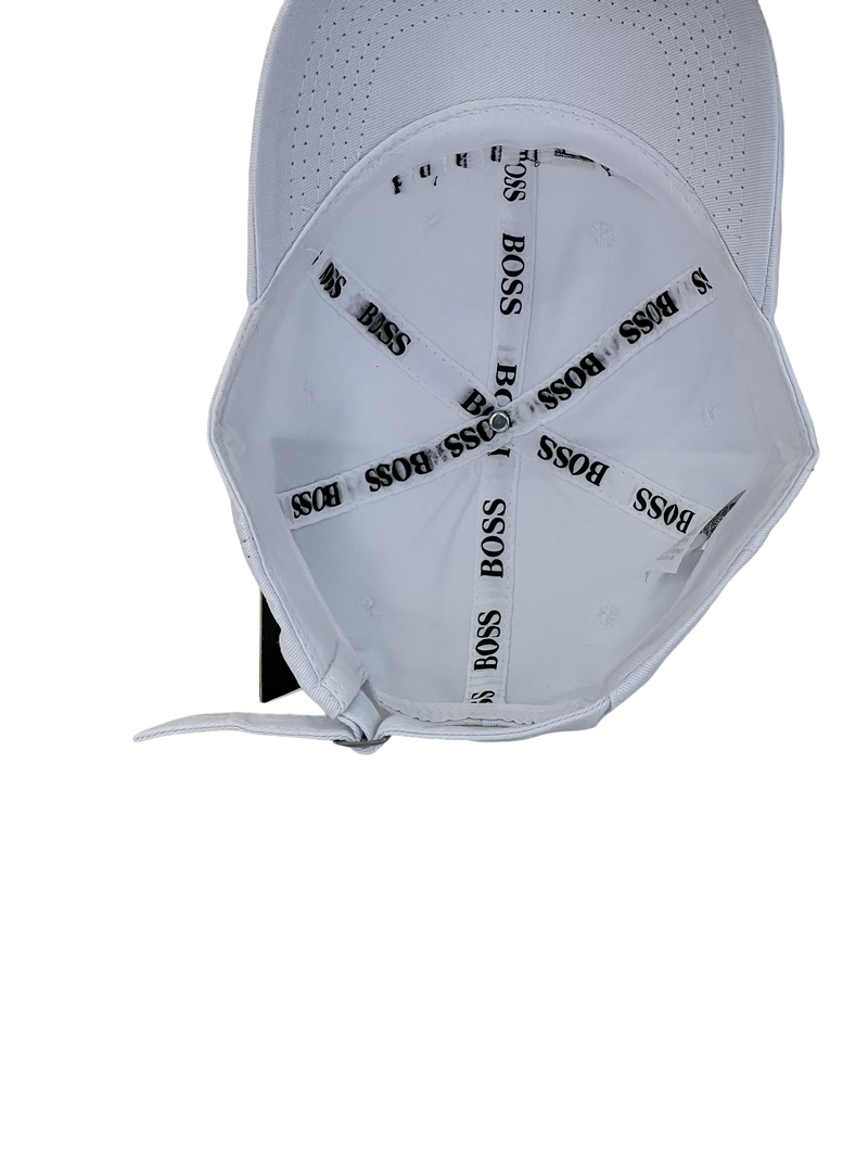 Boné Casual Hugo Boss BIG HUGO - Cor Branco Logo Branco
