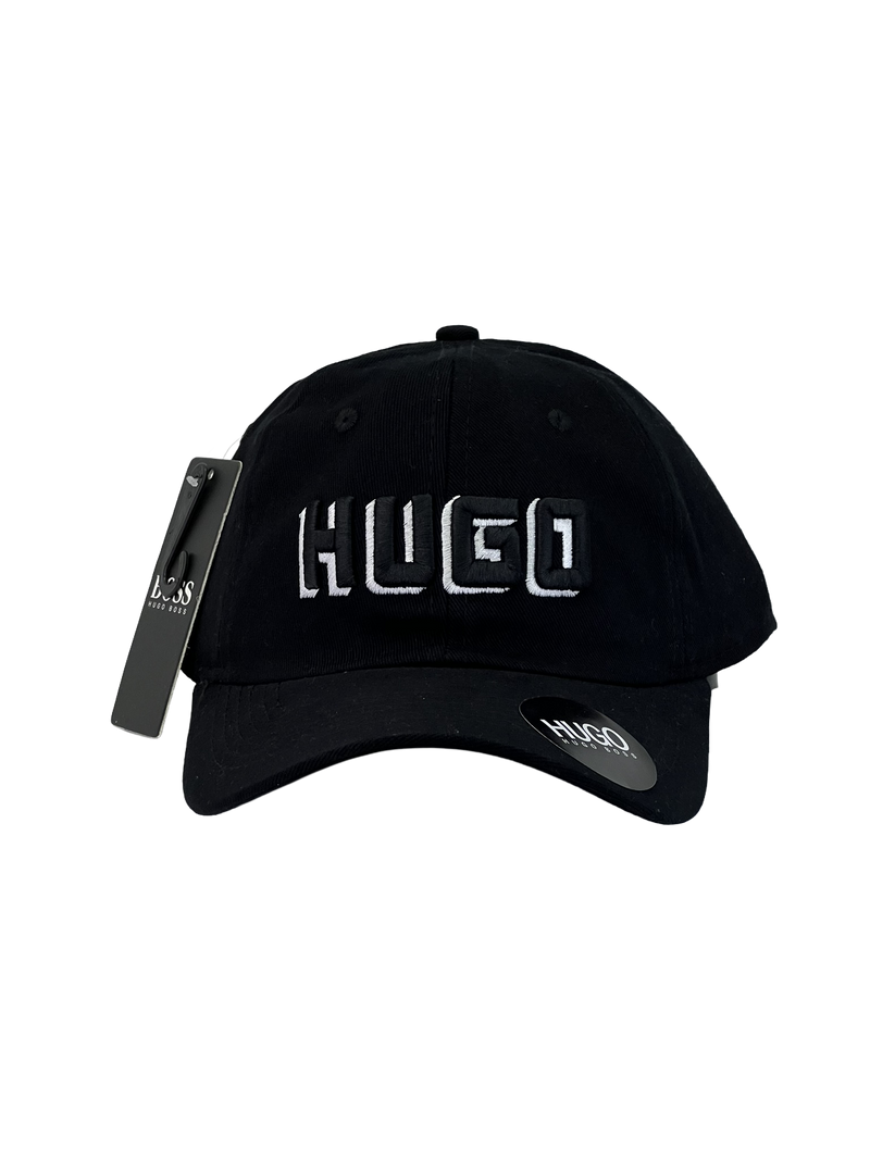 Boné Casual Hugo Boss BIG HUGO - Cor Preto Logo Preto