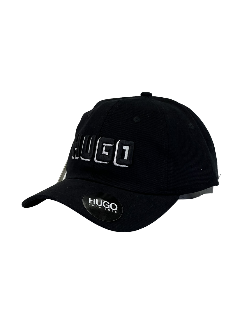 Boné Casual Hugo Boss BIG HUGO - Cor Preto Logo Preto