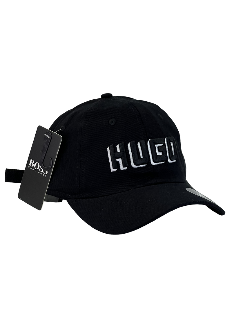 Boné Casual Hugo Boss BIG HUGO - Cor Preto Logo Preto