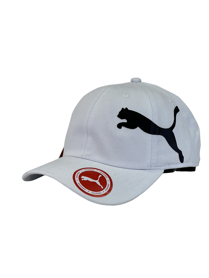 Boné Casual Puma BIG - Cor Branco Logo Branco